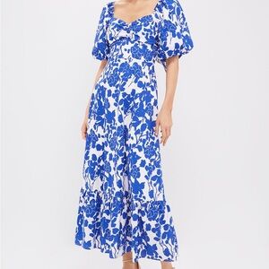 Tuckernuck | Dresses | Tuckernuck New Lilac Purple Floral Lace Clarice Long  Sleeve Maxi Dress Size S | Poshmark